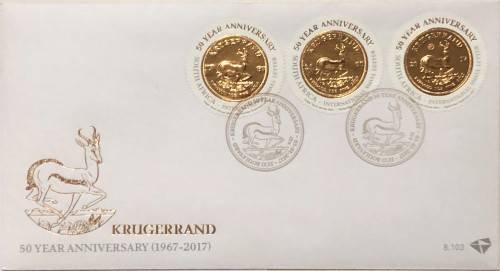 50 Year Anniversary of the Krugerrand 1967 - 2017 FDC