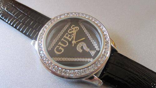GUESS - diamante rim leather strap