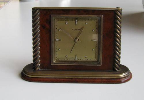 Antique Art Deco Cyma Alarm Clock NO RESERVE!