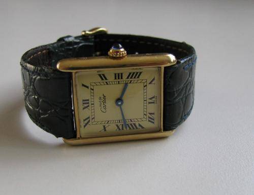 Cartier Tank Gold Ladies watch
