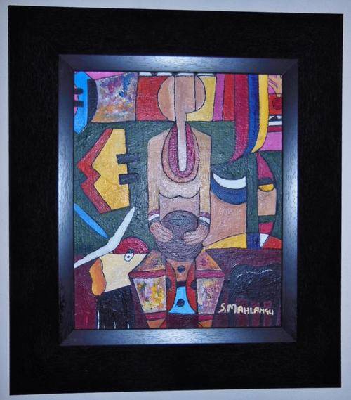 Speelman Mahlangu, 25 x 20 cms. Prime Investment Work