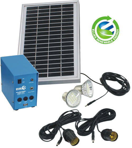 SOLAR PANEL LIGHT KIT (2 LIGHTS)