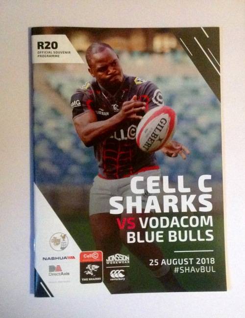 Sharks v Blue Bulls Rugby Programme (2018)