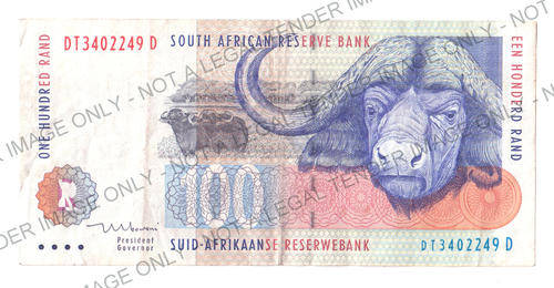 TT Mboweni ~ 1st Issue ~ DT3402249 D ~ as per scan