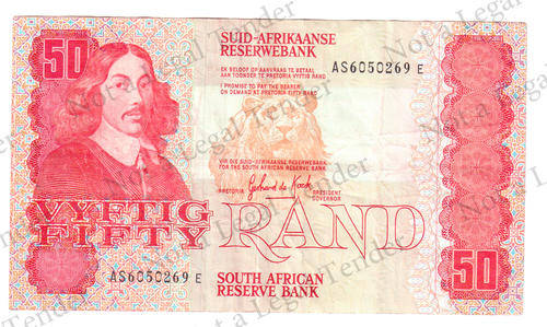 GPC de Kock ~ 1st Issue R 50 ~ AS 6050269 E~ See Scan