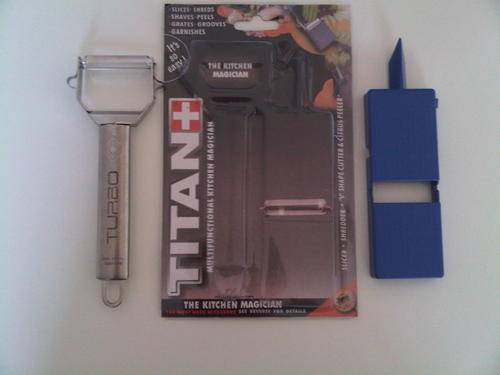 MULTIFUNCTIONAL KITCHEN MAGICIAN. Slicer,Shredder,Peels,Shaves & Garnishes.