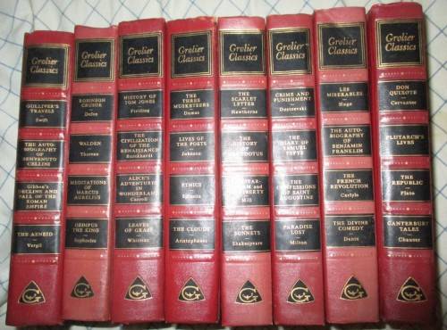 Grolier Classics x 8