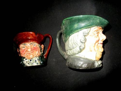 2 Royal Doulton Small  Character Jugs