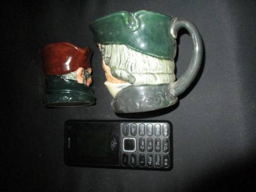 2 Royal Doulton Small  Character Jugs