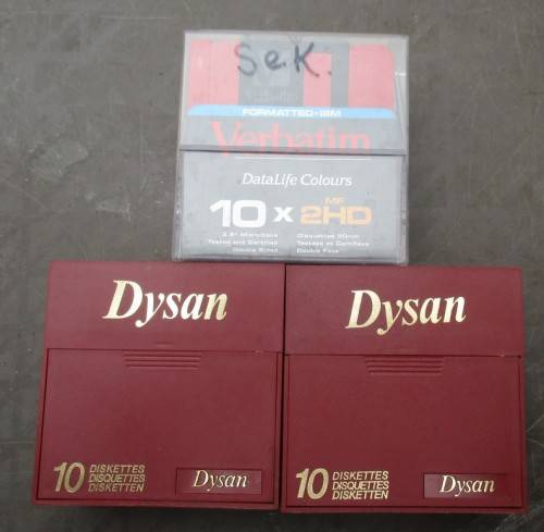 Used Micro Floppy Disks  5.25 MF 2HD  X35
