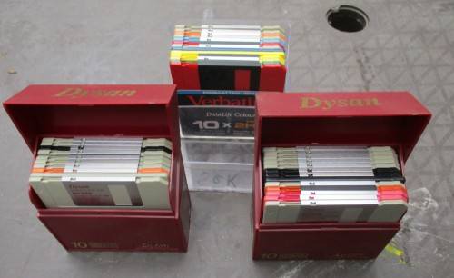 Used Micro Floppy Disks  5.25 MF 2HD  X35