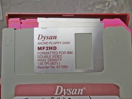 Used Micro Floppy Disks  5.25 MF 2HD  X35
