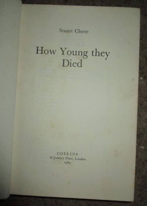 Stuart Cloete books x4