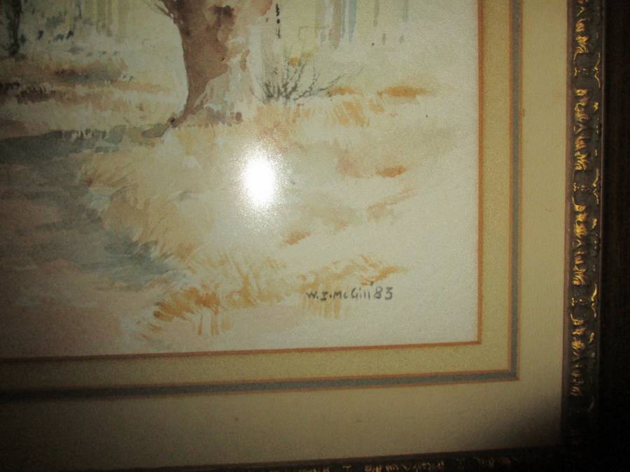 Landscape Watercolour   W J McGill