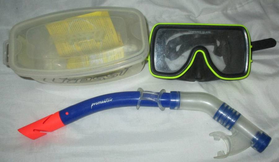 Diving Mask and Snorkel