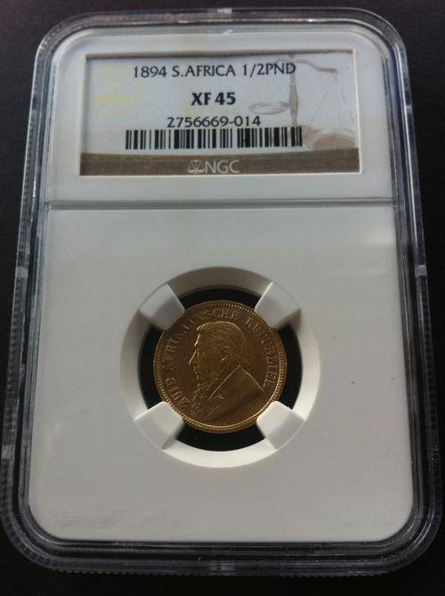 1894 Gold Half Pond NGC XF45 + Free Insured Speed Services Courier @ R1 Start