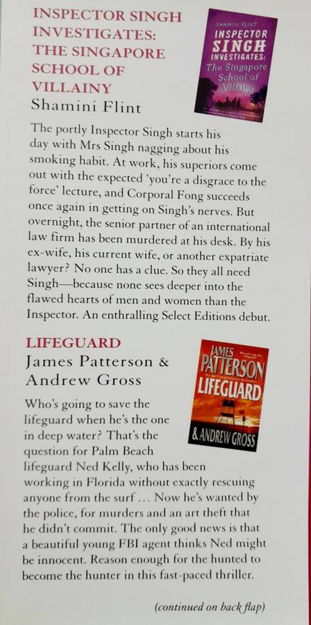 Readers Digest 4 Authors in 1 book Inspector Singh & Lifeguard & Poachers son & The good luck girl