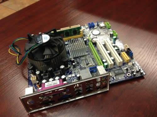 --GOOD TO GO-- MAINBOARD + CPU + RAM + HARD DRIVE BUNDLE