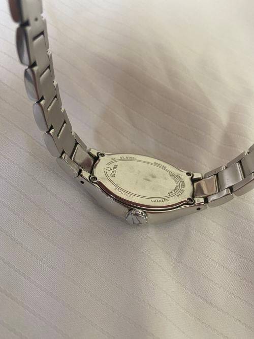 Bulova Diamond White/Steel 25 mm 96R192 (comparable to Tag Heuer)