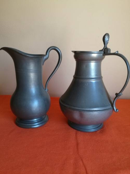 2 X FABULOUS PEWTER JUGS