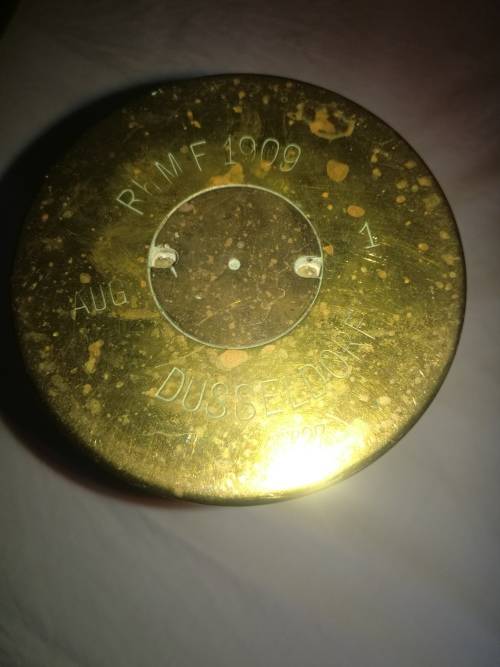 BRASS TRAY AND BRASS  SHELL  CASING VASE