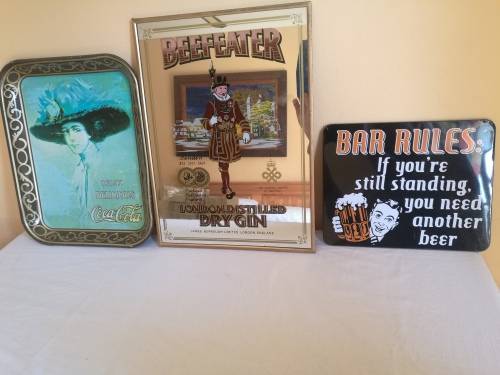 ASSORTED LOT OF BAR ORNAMENTS