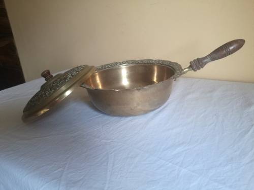 VINTAGE BRASS CHAFING DISH