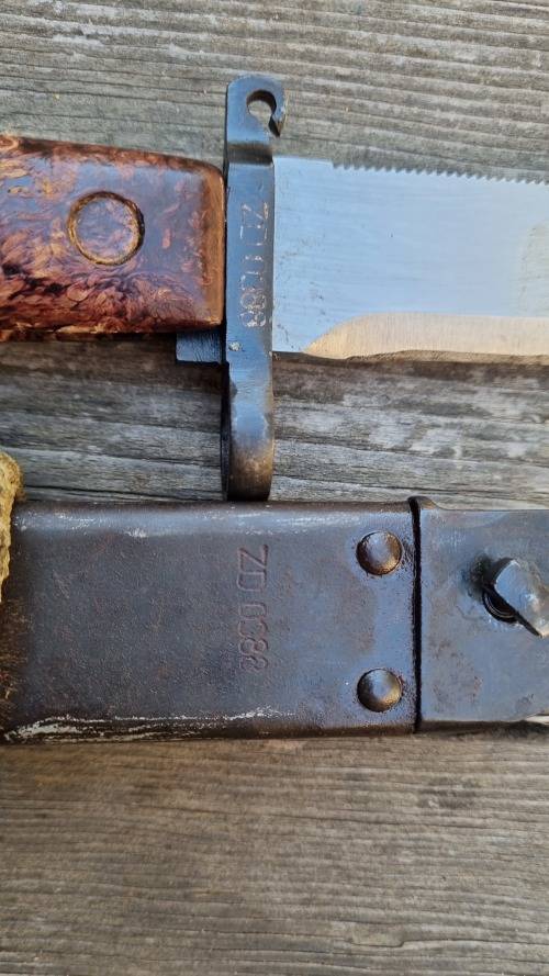 A DUO - NORTH KOREAN AND ROMANIAN AK47 BAYONET