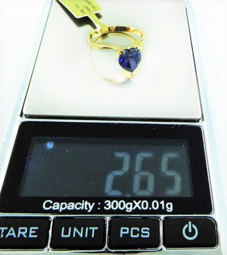 *WOW*14k solid gold heart shape AAA Tanzanite ring 2.64cts