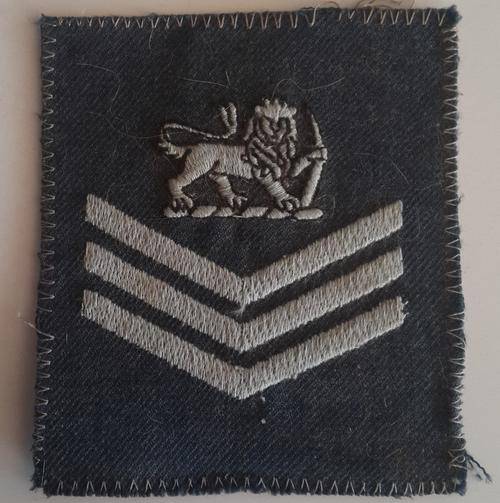 Rhodesian Air force Sergeant Cloth Badge