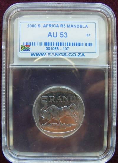 Year 2000  Mandela SMILEY R5  AU53