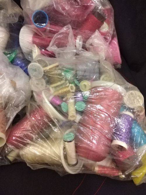LARGE BOX OF MACHINE EMBROIDERY COTTON