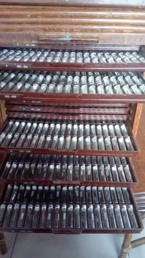 Vintage Balance Staff Stock Box