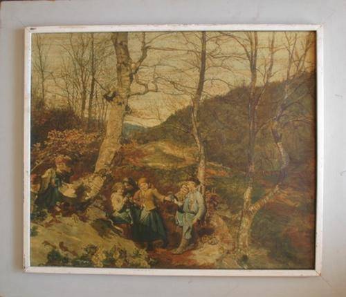 *** VERY OLD ORIGINAL OIL*** BEAUTIFUL *** RELISTED, LATE LISTING