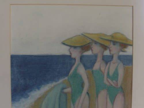 *** LOUISE VERHOEF *** FRAMED *** 380mm x 290mm Aluminium Frame *** CRAZY R1 LATE START