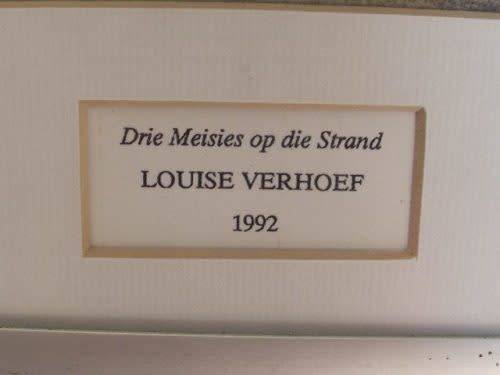 *** LOUISE VERHOEF *** FRAMED *** 380mm x 290mm Aluminium Frame *** CRAZY R1 LATE START