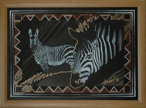 *** STUNNING FRAMED DON BELL *** 990mm x 740mm ****