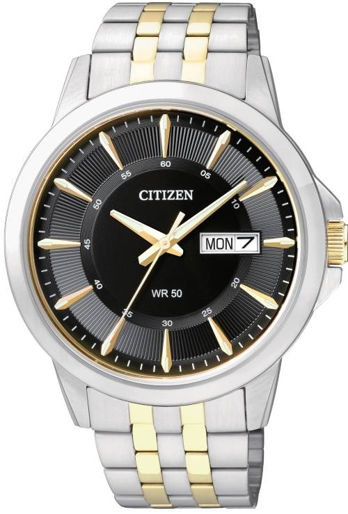 Authentic CITIZEN Stainless Steel Two Tone Mens Watch