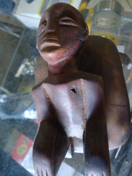 African wooden carving