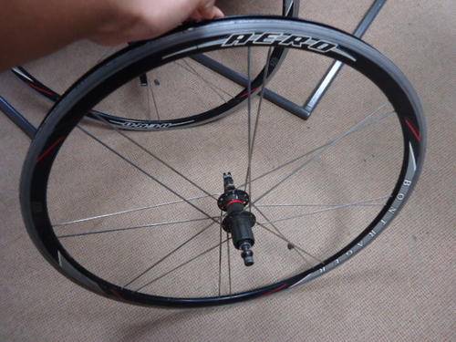 2x Bontrager Aero Rims + Bontrager Bike Handle