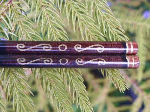 HAIR STICK SET SCROLL- 2 STICKS