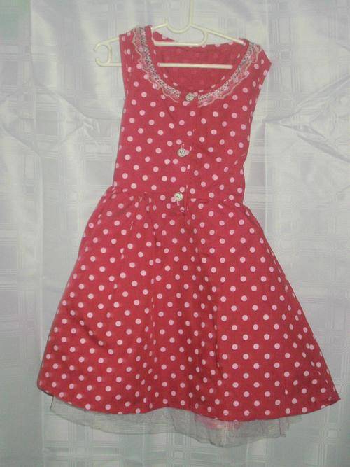 Cute polka dot sundress. Girls age 2 to 4