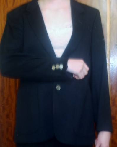 Formal wool jacket Yves Saint Laurent. Black Size 12
