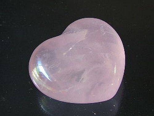 Rose Quartz Heart Carving