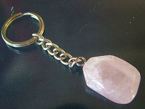 Rose Quartz Keyring