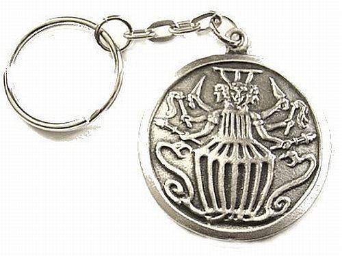 Hecate Talisman Keyring - pewter