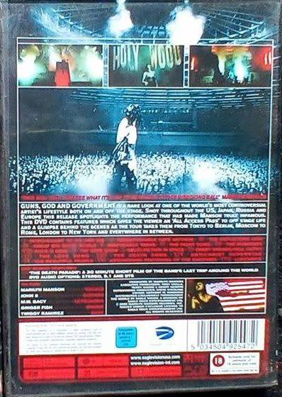 Marilyn Manson - Guns, God and Government: world tour