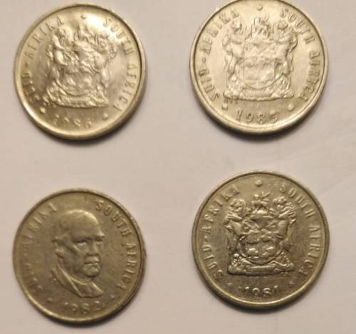 R.S.A 5 cent nickel `52 pieces bid per coin to take all