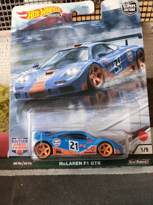 Hotwheels McLaren F1 Gulf livery real rider