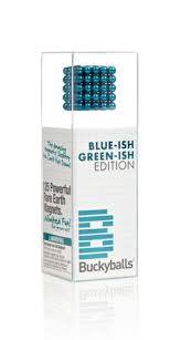 BUCKYBALLS BLUE-ISH/ GREEN-ISH